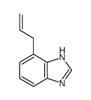 1H-Benzimidazole,4-(2-propenyl)-(9CI) structure