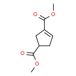 3-Cyclopentene-1,3-dicarboxylic acid, dimethyl ester (9CI) structure