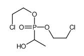 1-[bis(2-chloroethoxy)phosphoryl]ethanol结构式