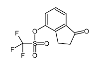 (1-oxo-2,3-dihydroinden-4-yl) trifluoromethanesulfonate Structure