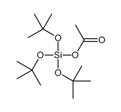 tris[(2-methylpropan-2-yl)oxy]silyl acetate Structure