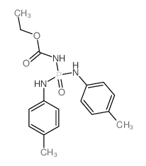 ethyl N-bis[(4-methylphenyl)amino]phosphorylcarbamate Structure