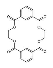 ethylene isophthalate cyclic dimer Structure