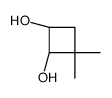 (1R,2S)-3,3-dimethylcyclobutane-1,2-diol Structure