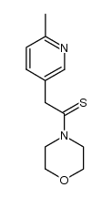 4-[(6-methyl-pyridin-3-yl)-thioacetyl]-morpholine Structure