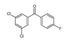 3,5-DICHLORO-4'-FLUOROBENZOPHENONE结构式