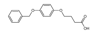 4-(4-benzyloxy-phenoxy)-butyric acid Structure