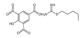 pentyl carbamimidothioate,2,4,6-trinitrophenol结构式