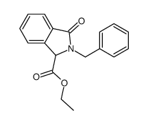 Ethyl 2-benzyl-3-oxoisoindoline-1-carboxylate结构式