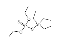 O,O-Diethyl-S-triethylstannylphosphorodithioat结构式