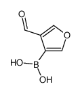 4-甲酰基呋喃-3-硼酸结构式