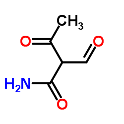 Butanamide, 2-formyl-3-oxo- (9CI) structure