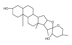 (22S,23S,25R)-3β,23-Dihydroxy-5α-spirostane structure