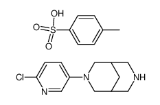 3-(6-Chloro-3-pyridinyl)-3,7-diazabicyclo[3.3.1]nonane 4-methylbenzenesulfonate结构式