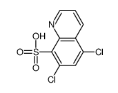 8-Quinolinesulfonic acid,5,7-dichloro-结构式