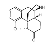 (-)-4,5-epoxymorphinan-6-one结构式