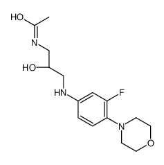 N-[(2R)-3-[[3-Fluoro-4-(4-morpholinyl)phenyl]amino]-2-hydroxypropyl]acetamide picture