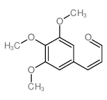 2-Propenal,3-(3,4,5-trimethoxyphenyl)-结构式