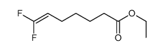 ethyl 7,7-difluorohept-6-enoate Structure