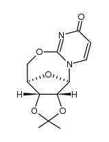 2',3'-O-isopropylidene-O2,5'-cyclouridine structure