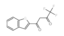 1,3-Butanedione,1-benzo[b]thien-2-yl-4,4,4-trifluoro-结构式