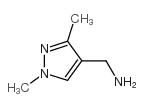 (1,3-Dimethyl-1H-pyrazol-4-yl)methanamine structure