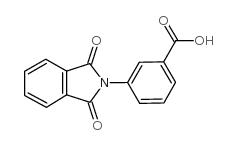 3-(1,3-dioxoisoindol-2-yl)benzoic acid structure