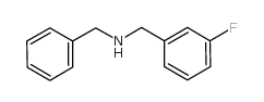 N-苄基-3-氟苄基胺结构式