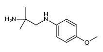 N1-(4-Methoxyphenyl)-2-methyl-1,2-propanediamine Structure