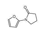 1-(2-Furyl)-2-pyrrolidinone Structure