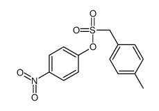 (4-nitrophenyl) (4-methylphenyl)methanesulfonate Structure