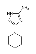 5-amino-2-(piperidinyl)-1H-1,2,4-triazole结构式