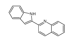 2-(1H-indol-2-yl)quinoline结构式