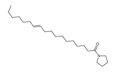 1-(11-Octadecenoyl)pyrrolidine结构式