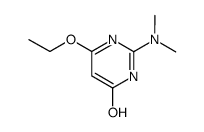 4(1H)-Pyrimidinone, 2-(dimethylamino)-6-ethoxy- (9CI) Structure