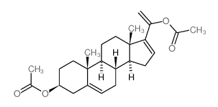 [(3S,8R,9S,10R,13S,14S)-17-(1-acetyloxyethenyl)-10,13-dimethyl-2,3,4,7,8,9,11,12,14,15-decahydro-1H-cyclopenta[a]phenanthren-3-yl] acetate结构式