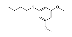 1-n-Butylthio-3,5-dimethoxybenzol Structure