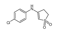 N-(4-chlorophenyl)-1,1-dioxo-2,3-dihydrothiophen-4-amine Structure