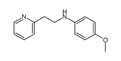 4-methoxy-N-(2-pyridin-2-ylethyl)aniline Structure