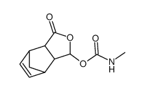 4-oxa-5-(N-methylcarbamoyloxy)-tricyclo[5,2,1,02,6] dec-8-en-3-one结构式