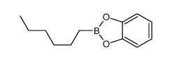 2-hexyl-1,3,2-benzodioxaborole Structure