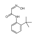 N-(2-tert-butylphenyl)-2-hydroxyiminoacetamide结构式