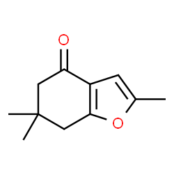 2,6,6-Trimethyl-6,7-dihydro-1-benzofuran-4(5H)-one structure