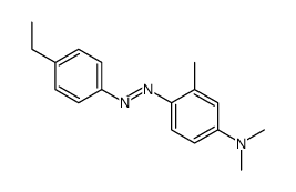 2-METHYL-4-ETHYL-4-DIMETHYLAMINDAZOBENZENE Structure