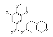 1-Methyl-3-morpholinopropyl=3,4,5-trimethoxybenzoate structure