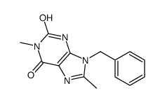 9-benzyl-1,8-dimethyl-3H-purine-2,6-dione Structure