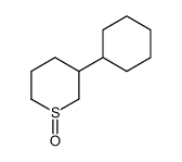 3-cyclohexylthiane 1-oxide Structure