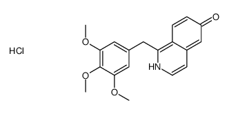 1-[(3,4,5-trimethoxyphenyl)methyl]-2H-isoquinolin-6-one,hydrochloride Structure