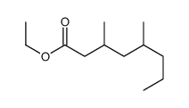 ethyl 3,5-dimethyloctanoate结构式