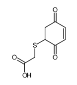 [(2,5-Dioxo-3-cyclohexenyl)thio]acetic acid Structure